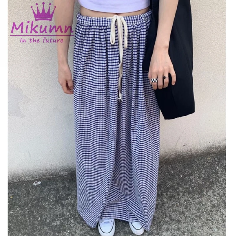 Harajuku Summer Vintage Stripe Plaid Maxi Skirt Women Y2K Elastic Waist Casual Long Skirt Streetwear 2023 New Faldas De Mujer
Harajuku Summer Vintage Stripe Plaid Maxi Skirt Women Y2K Elastic Waist Casual Long Skirt Streetwear 2023 New Faldas De Mujer