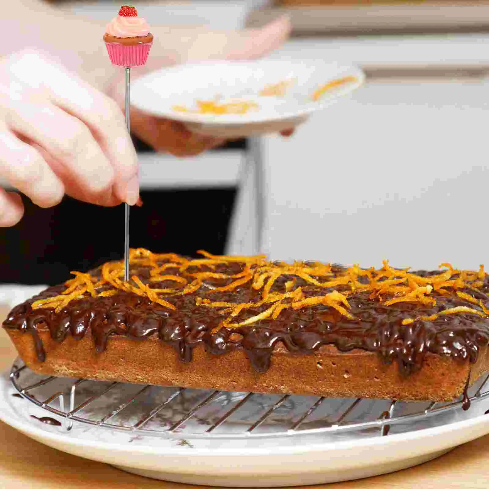 Cake Test Tool Baking Testing Needle Household Probe DIY Kitchen Decorative Toothpicks
Cake Test Tool Baking Testing Needle Household Probe DIY Kitchen Decorative Toothpicks