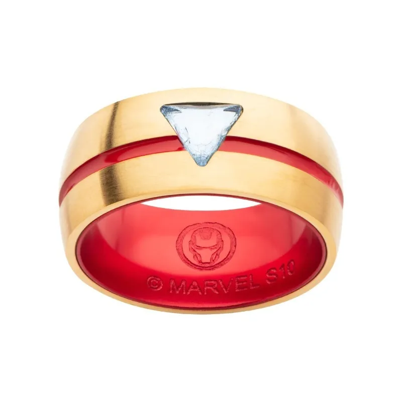 Marvel animation peripheral Avengers Alliance Iron Man Armor Ring Zircon Stainless Steel Ring Exquisite Jewelry Holiday Gift
Marvel animation peripheral Avengers Alliance Iron Man Armor Ring Zircon Stainless Steel Ring Exquisite Jewelry Holiday Gift