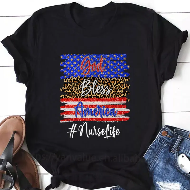 New Arrival Oversized T-shirt Women Print Nurse Custom Logo Summer Casual Cotton T Shirt For Women 
New Arrival Oversized T-shirt Women Print Nurse Custom Logo Summer Casual Cotton T Shirt For Women