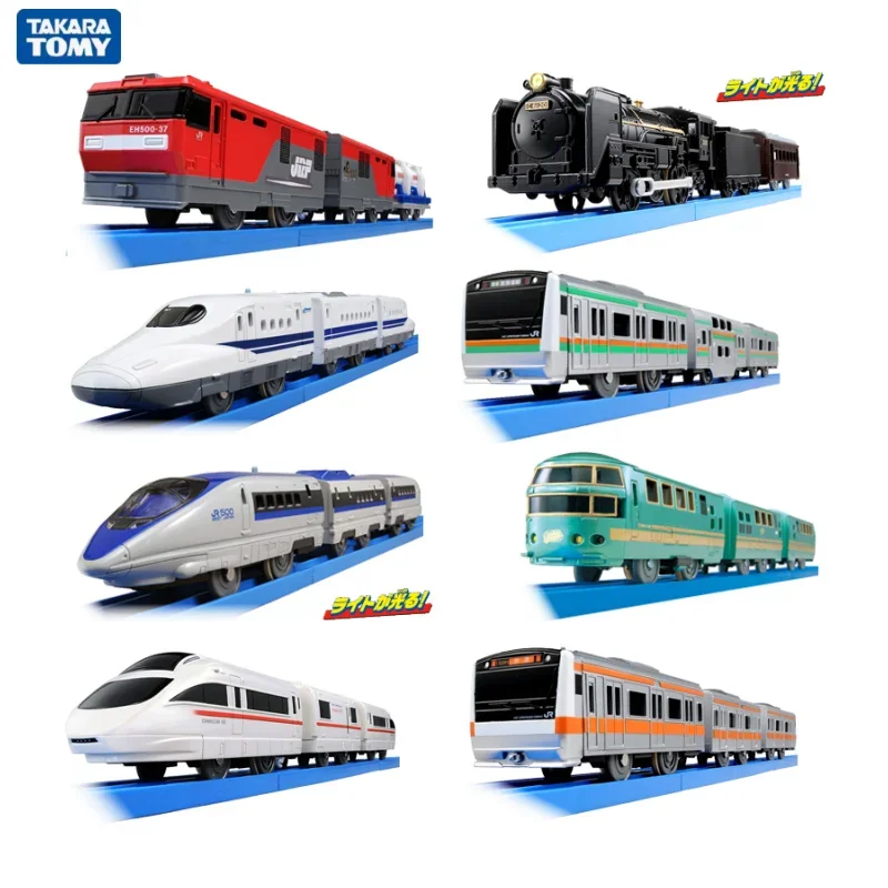 Электрическая дорожка TAKARA TOMY три локомотива игрушки для мальчиков электрический