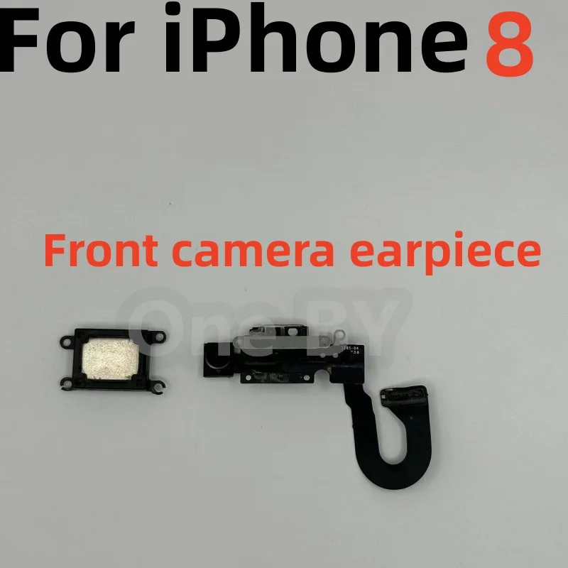 1 Комплект фронтальной камеры IPhone 8, датчика ближнего света, ленточный кабель, наушники, металлический кронштейн динамика и винты
1 Комплект фронтальной камеры IPhone 8, датчика ближнего света, ленточный кабель, наушники, металлический кронштейн динамика и винты