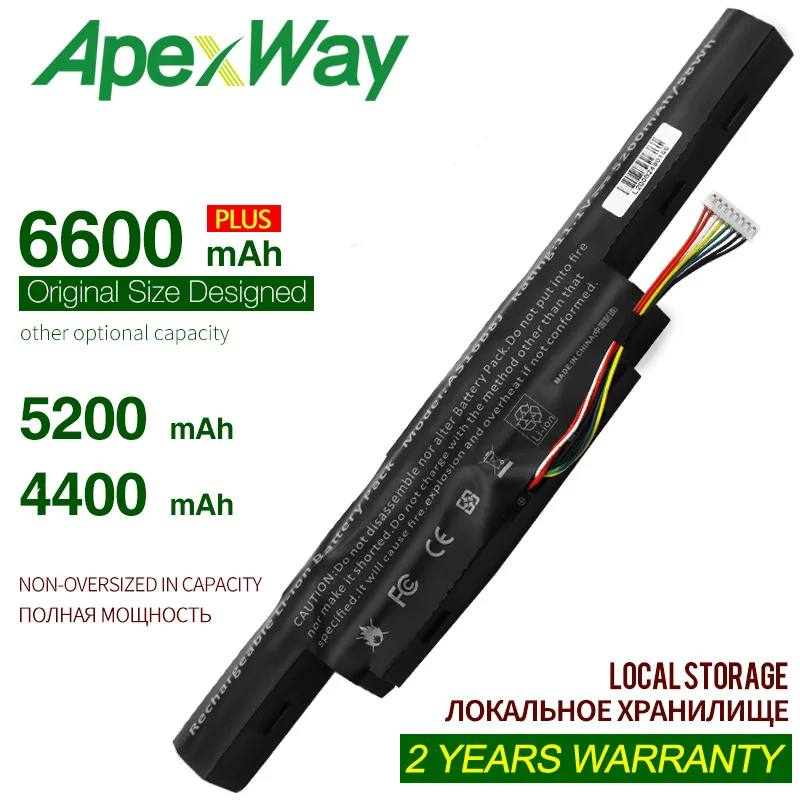 Аккумулятор ApexWay AS16B5J AS16B8J для ноутбука Acer Aspire E5-575G-53VG 3ICR19/66-2, бесплатная гарантия 2 года
Аккумулятор ApexWay AS16B5J AS16B8J для ноутбука Acer Aspire E5-575G-53VG 3ICR19/66-2, бесплатная гарантия 2 года