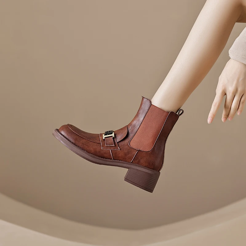 2023 new Autumn winter women ankle boots natural leather 22-25.5cm cowhide+pigskin full leather Chelsea boots short boots women
2023 new Autumn winter women ankle boots natural leather 22-25.5cm cowhide+pigskin full leather Chelsea boots short boots women