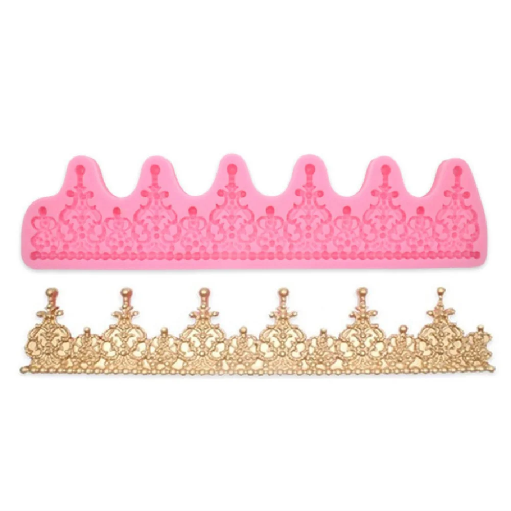3D Baroque Crown Shape Silicone Mold Wedding Fondant Chocolate Pastry Mold Mousse Cake Decorating Jewelry Tools Clay Resin Mould
3D Baroque Crown Shape Silicone Mold Wedding Fondant Chocolate Pastry Mold Mousse Cake Decorating Jewelry Tools Clay Resin Mould