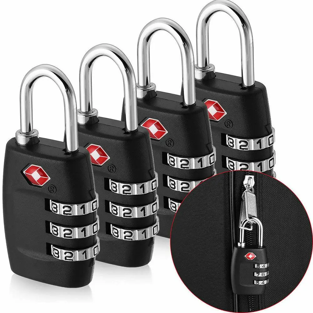 High Security Duffle Bag Locker Code Lock Password Combination Lock TSA Luggage Lock 3 Position Resettable Lock
High Security Duffle Bag Locker Code Lock Password Combination Lock TSA Luggage Lock 3 Position Resettable Lock