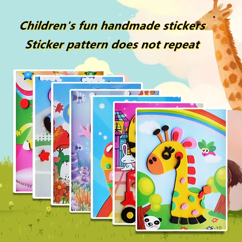 Набор детских наклеек ручной работы, материал для изготовления, детские развивающие игрушки для детей и родителей 
Набор детских наклеек ручной работы, материал для изготовления, детские развивающие игрушки для детей и родителей