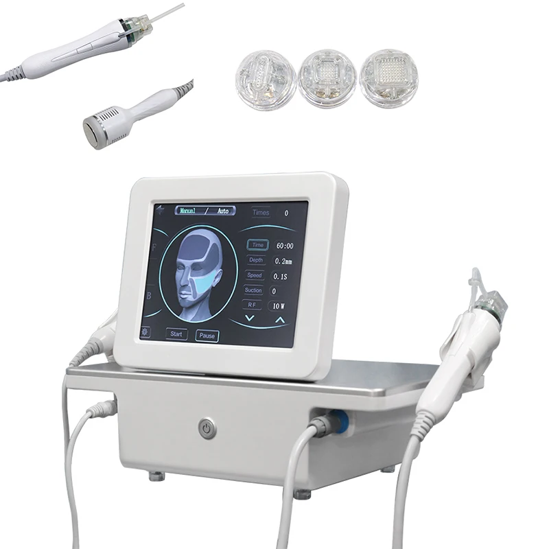2 in 1 RF Fractional Micro Machine For Skin Lifting Shrink Pores RF Microneedle beauty Machine With Ice Hammer
2 in 1 RF Fractional Micro Machine For Skin Lifting Shrink Pores RF Microneedle beauty Machine With Ice Hammer