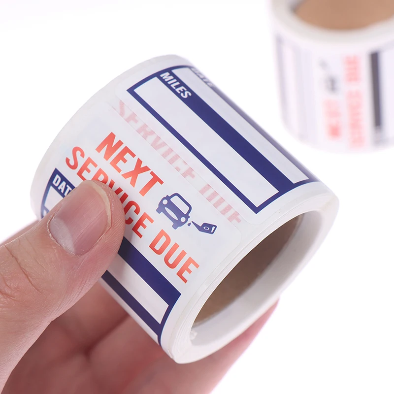 150pc "NEXT SERVICE DUE" Oil Change Maintenance Service Reminder Stickers Window Rectangle Adhesive Labels Stickers Car Sticker
150pc "NEXT SERVICE DUE" Oil Change Maintenance Service Reminder Stickers Window Rectangle Adhesive Labels Stickers Car Sticker