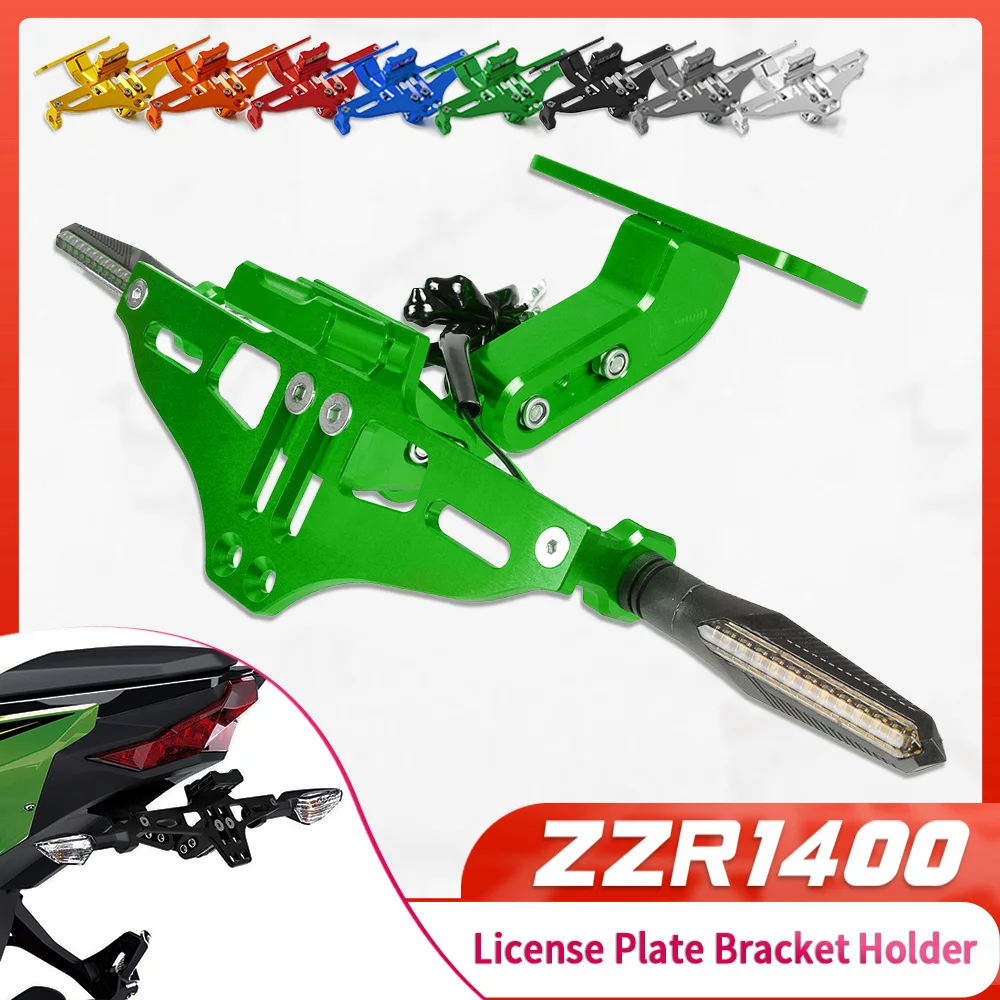 Motorcycle License Plate Bracket Licence Registration Plate Holder Frame Number Plate For KAWASAKI ZZR1400 2006 2007 2008-2016
Motorcycle License Plate Bracket Licence Registration Plate Holder Frame Number Plate For KAWASAKI ZZR1400 2006 2007 2008-2016