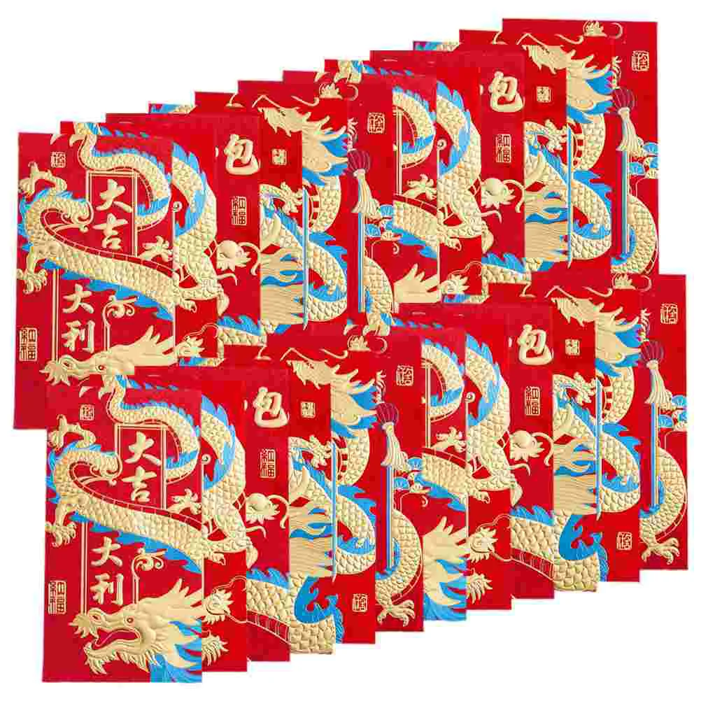 24 Pcs Envelopes Red Luck Money Bag Purse Spring Festival Packet 2024 Paper Dragon Year Pocket Cartoon New
24 Pcs Envelopes Red Luck Money Bag Purse Spring Festival Packet 2024 Paper Dragon Year Pocket Cartoon New