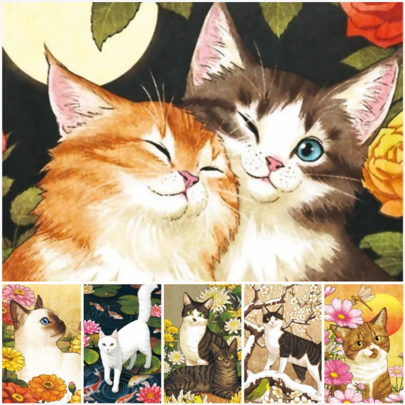 5D Diy Diamond Painting Animals Cat Full Rhinestones Embroidery Mosaic Art Cross Stitch Kits Home Decor New Arrivals 2023
5D Diy Diamond Painting Animals Cat Full Rhinestones Embroidery Mosaic Art Cross Stitch Kits Home Decor New Arrivals 2023