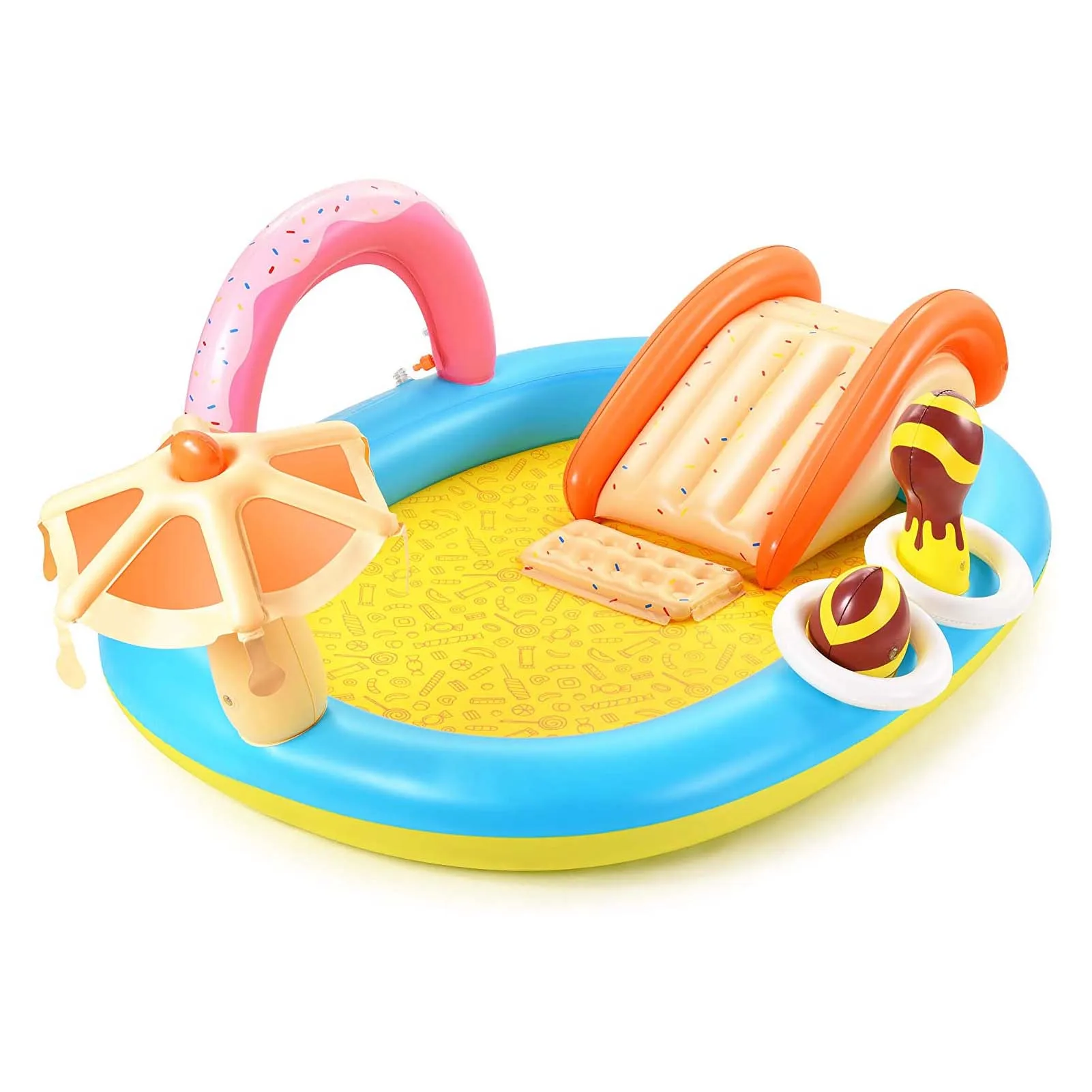 Inflatable Pool With Water Slide Kids Swimming Pool Summer Toys Kids Children Colorful Castle Summer Amusement Water Play Toys
Inflatable Pool With Water Slide Kids Swimming Pool Summer Toys Kids Children Colorful Castle Summer Amusement Water Play Toys