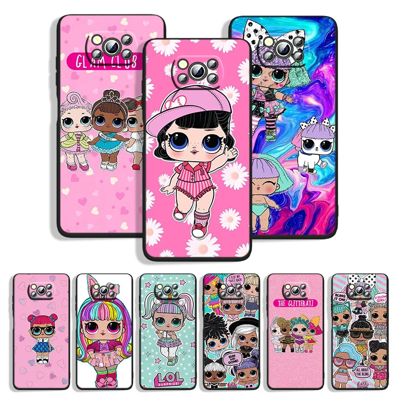 L.O.L. SURPRISE For Xiaomi POCO M4 M3 C3 X4 X3 X2 F3 X2 F1 Pro NFC GT Mi Play Mix 3 A2 lite Black Soft Phone Case
L.O.L. SURPRISE For Xiaomi POCO M4 M3 C3 X4 X3 X2 F3 X2 F1 Pro NFC GT Mi Play Mix 3 A2 lite Black Soft Phone Case