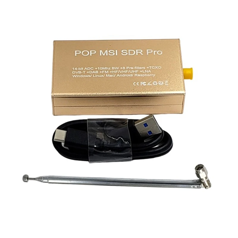Radio SDR Pro Pop10khz-2Ghz Wideband 14-Bit Software Radio SDR Software Radio Receiver
Radio SDR Pro Pop10khz-2Ghz Wideband 14-Bit Software Radio SDR Software Radio Receiver