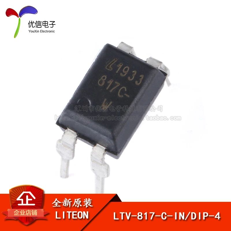 Original genuine in-line LTV-817-C-IN DIP-4 transistor output photocoupler chip 
Original genuine in-line LTV-817-C-IN DIP-4 transistor output photocoupler chip