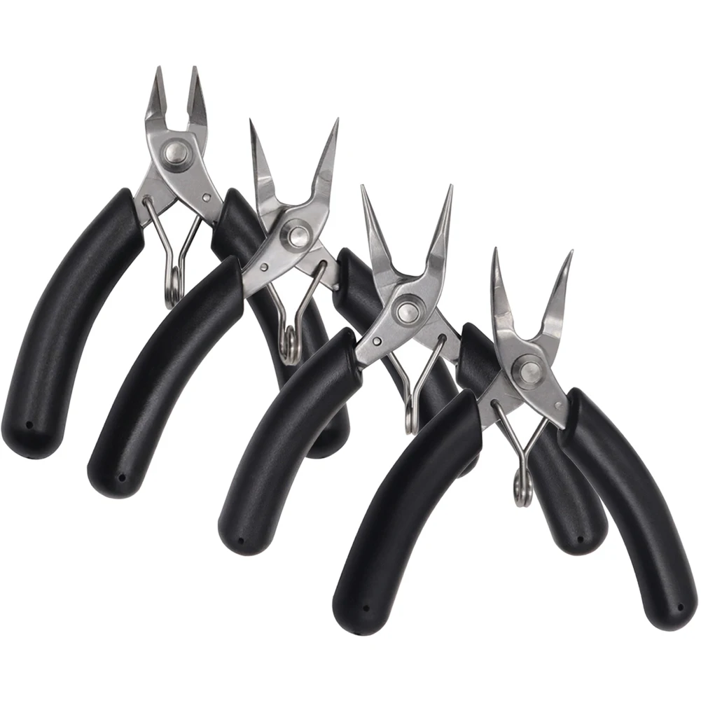 1PC 4'' 100mm Mini Pliers Diagonal/Round/Bent/Needle Nose Pliers For DIY Beads Crafts Small Jewelry Hand Tools Set
1PC 4'' 100mm Mini Pliers Diagonal/Round/Bent/Needle Nose Pliers For DIY Beads Crafts Small Jewelry Hand Tools Set