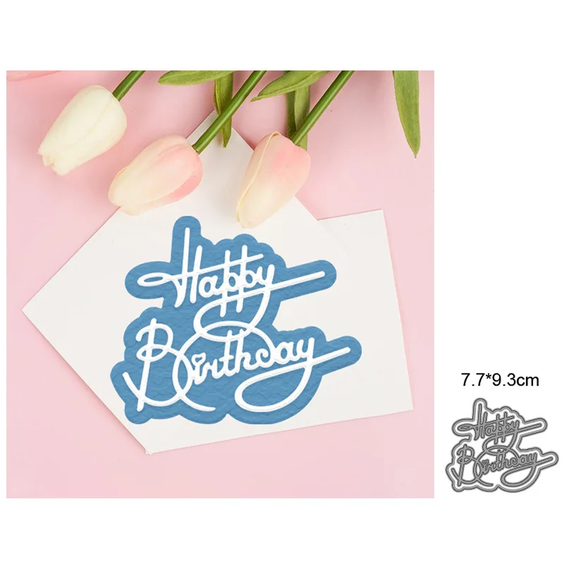 2022 New Cutting Dies Happy Birthday English Letters Cut Die Mold Scrapbooking Paper Craft Knife Mould Blade Punch Stencil
2022 New Cutting Dies Happy Birthday English Letters Cut Die Mold Scrapbooking Paper Craft Knife Mould Blade Punch Stencil