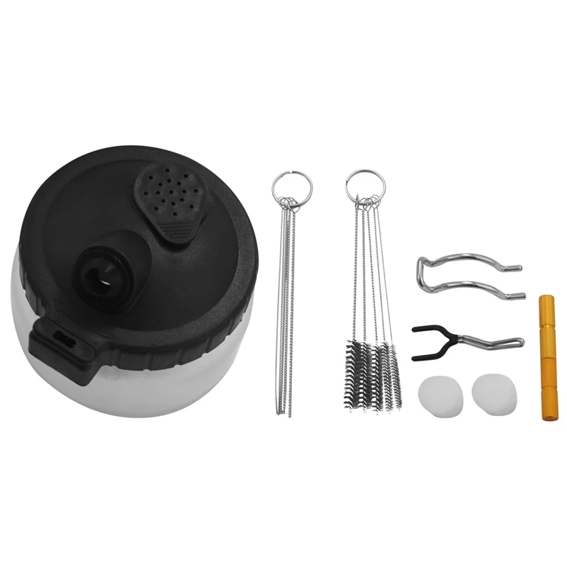 14-In-1 Airbrush Cleaning Kit Cleaner Set With Glass Pot, Stainless Steel Holder, Needle And Brush Accessories
14-In-1 Airbrush Cleaning Kit Cleaner Set With Glass Pot, Stainless Steel Holder, Needle And Brush Accessories