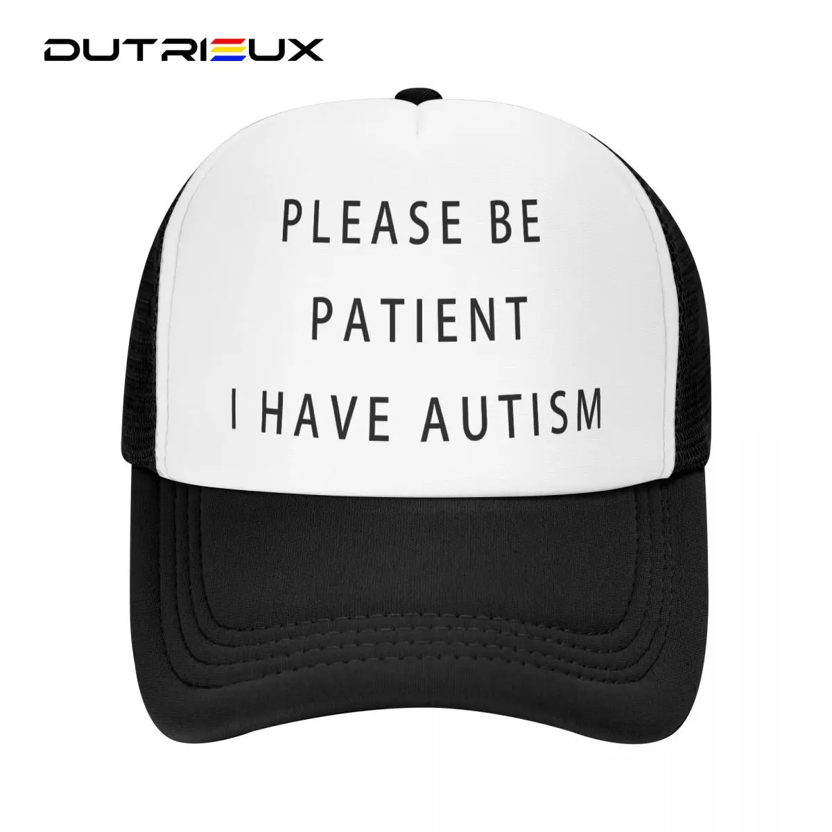 DUTRIEUX Punk Unisex Please Be Patient I Have Autism Trucker Hat Adult Baseball Cap For Men Women Hip Hop Snapback Caps
DUTRIEUX Punk Unisex Please Be Patient I Have Autism Trucker Hat Adult Baseball Cap For Men Women Hip Hop Snapback Caps