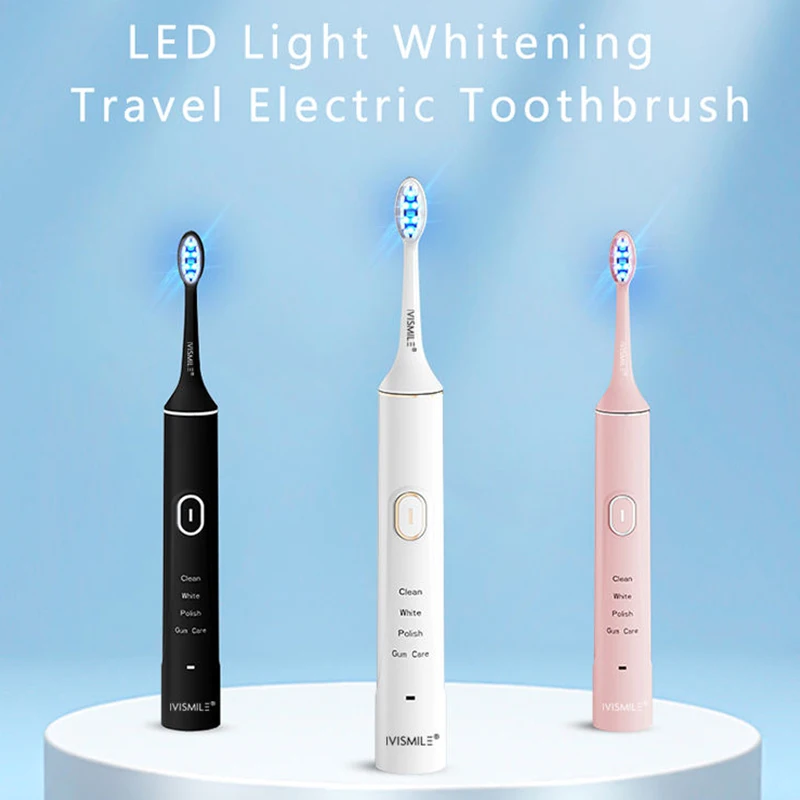 Led Light Electric Toothbrush Rechargeable Sonic 3D Wavy Bristles Adult Clean Teeth Professional Waterproof 4 Mode Smart Time
Led Light Electric Toothbrush Rechargeable Sonic 3D Wavy Bristles Adult Clean Teeth Professional Waterproof 4 Mode Smart Time