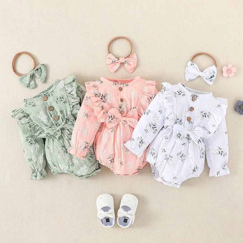 AYNIGIELL New Spring Autumn Baby Girl Rompers Baby Girl Long Sleeves Floral Triangle Crawl Clothing Baby Girl Clothing Rompers
AYNIGIELL New Spring Autumn Baby Girl Rompers Baby Girl Long Sleeves Floral Triangle Crawl Clothing Baby Girl Clothing Rompers
