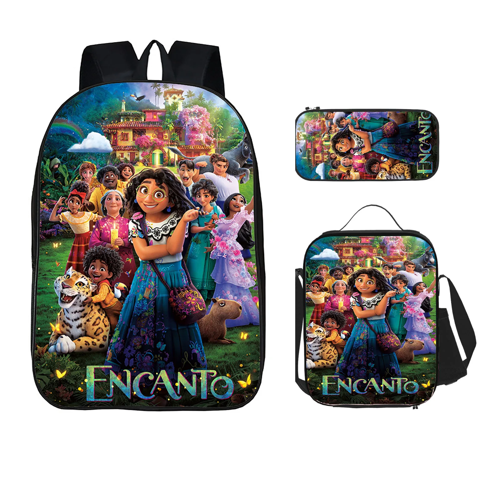 Creative Fashion Funny ENCANTO 3D Print 3pcs/Set pupil School Bags Laptop Daypack Backpack Lunch bag Pencil Case
Creative Fashion Funny ENCANTO 3D Print 3pcs/Set pupil School Bags Laptop Daypack Backpack Lunch bag Pencil Case