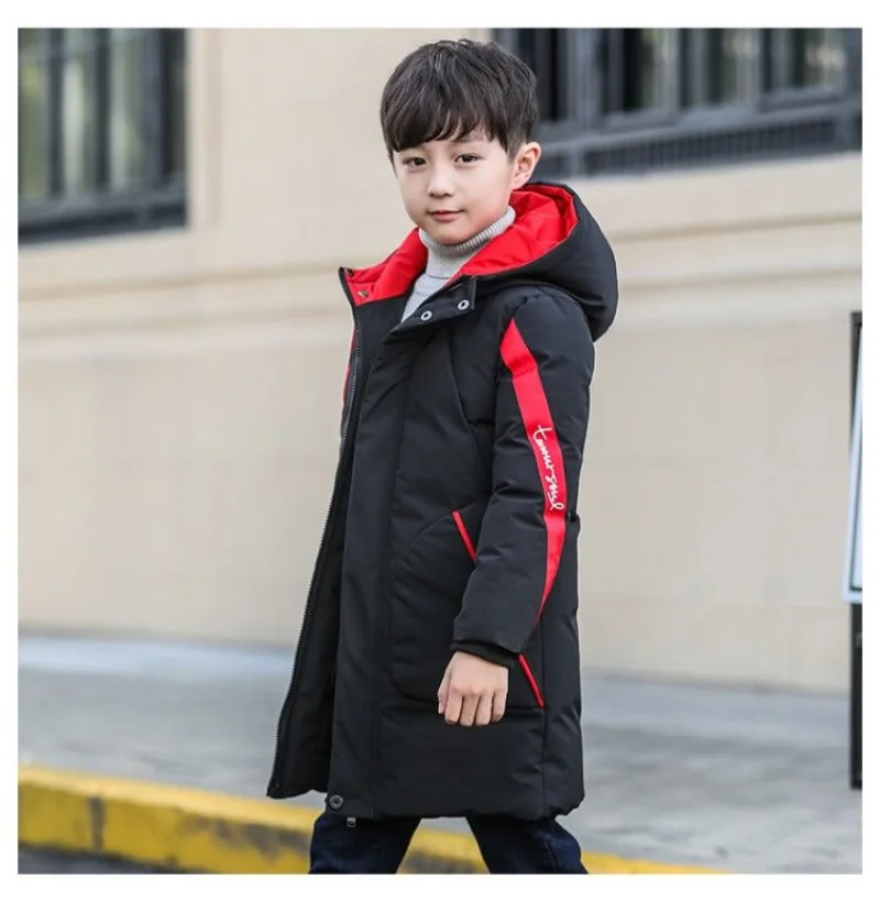 -30 Degree Children'S Winter Jacket Boy Clothes Warm Down Cotton Jacket Long Hooded Coat Waterproof Thicken Kids Parka Outerwear
-30 Degree Children'S Winter Jacket Boy Clothes Warm Down Cotton Jacket Long Hooded Coat Waterproof Thicken Kids Parka Outerwear