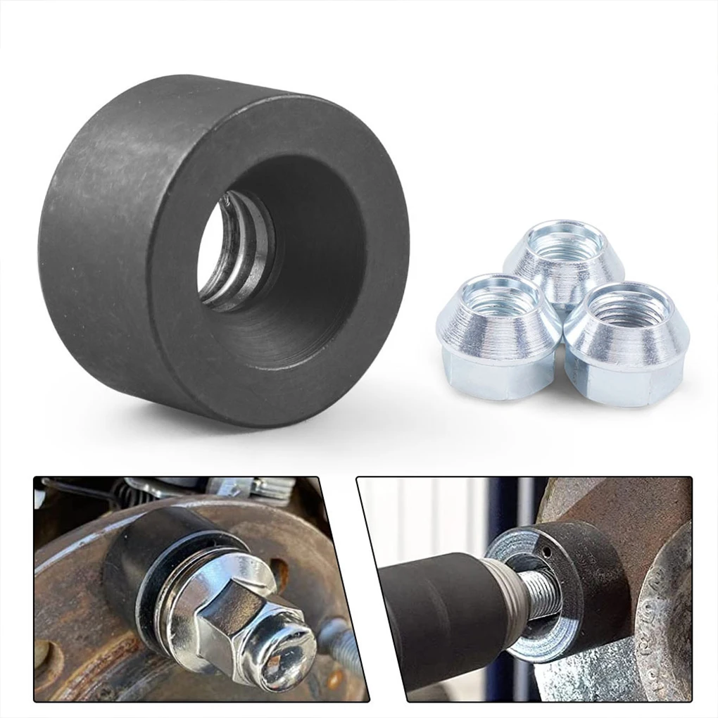 

3x Black Durable Studs Installer Replace For Long-lasting Usage Easy To Automotive Mechanical Tools