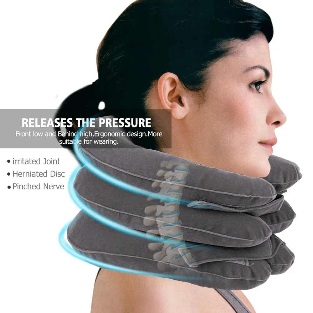 

Надувная подушка для шеи, ортопедический аппарат для снятия боли в шее