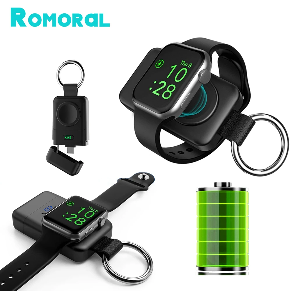 Portable Magnetic Wireless Charger For Apple Watch 1400mAh Power Bank Keychain Charging USB Type C For Iwatch 7 6 5 4 3 2 SE
Portable Magnetic Wireless Charger For Apple Watch 1400mAh Power Bank Keychain Charging USB Type C For Iwatch 7 6 5 4 3 2 SE