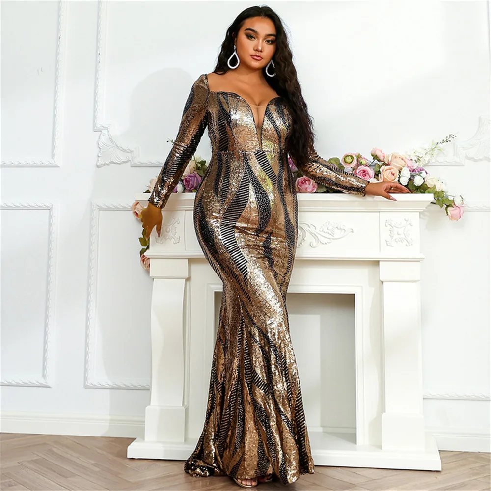 Dress Mermaid Waist Slim Gold Ladies High Waist Slim Sequined Evening Dress Autumn Spring New Fashion 2022 Party Dresses Female
Dress Mermaid Waist Slim Gold Ladies High Waist Slim Sequined Evening Dress Autumn Spring New Fashion 2022 Party Dresses Female