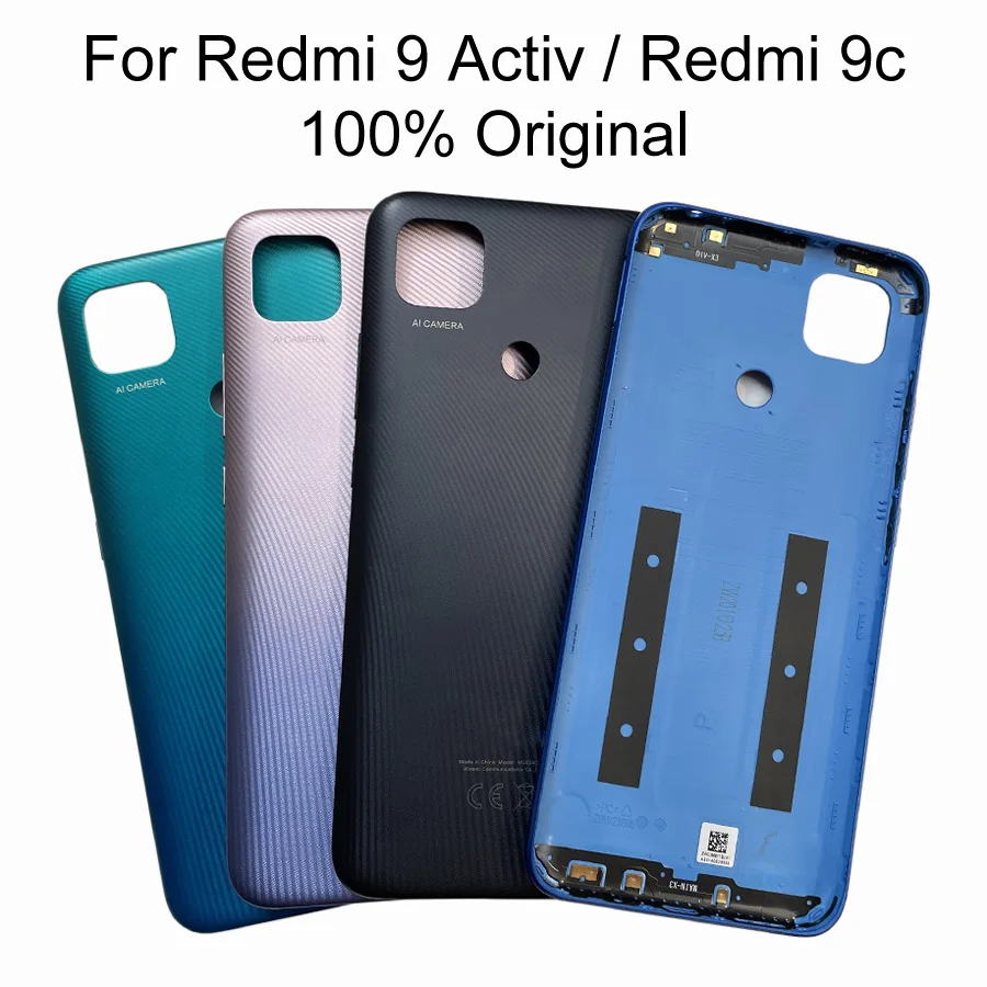 10Pcs/Lot Original For Xiaomi Redmi 9C Back Battery Cover Rear Housing Door Case With side key Redmi 9 Activ Replacement Parts
10Pcs/Lot Original For Xiaomi Redmi 9C Back Battery Cover Rear Housing Door Case With side key Redmi 9 Activ Replacement Parts