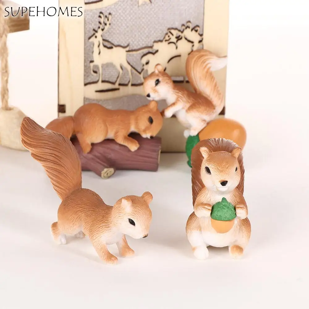4Pcs Cute Resin Mini Squirrel Figurine Miniatures Pine Cones Animal Ornament Micro Landscape Dollhouse Home Garden Decor
4Pcs Cute Resin Mini Squirrel Figurine Miniatures Pine Cones Animal Ornament Micro Landscape Dollhouse Home Garden Decor