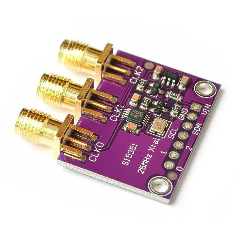 For Arduino Generator Breakout Board Parts Replacement Si5351A 8KHz to 160MHz Clock Component Electrical Equipment
For Arduino Generator Breakout Board Parts Replacement Si5351A 8KHz to 160MHz Clock Component Electrical Equipment