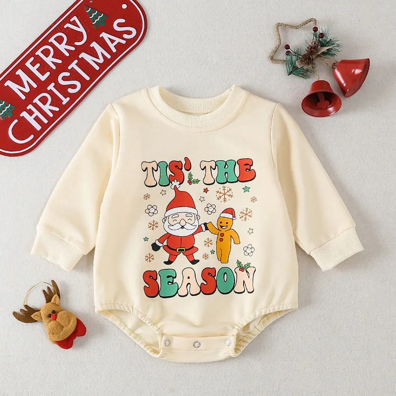 Рождественская Одежда для маленьких мальчиков и девочек, осенне-зимнее боди для новорожденных, комбинезоны с длинными рукавами и мультяшны...
Рождественская Одежда для маленьких мальчиков и девочек, осенне-зимнее боди для новорожденных, комбинезоны с длинными рукавами и мультяшны...