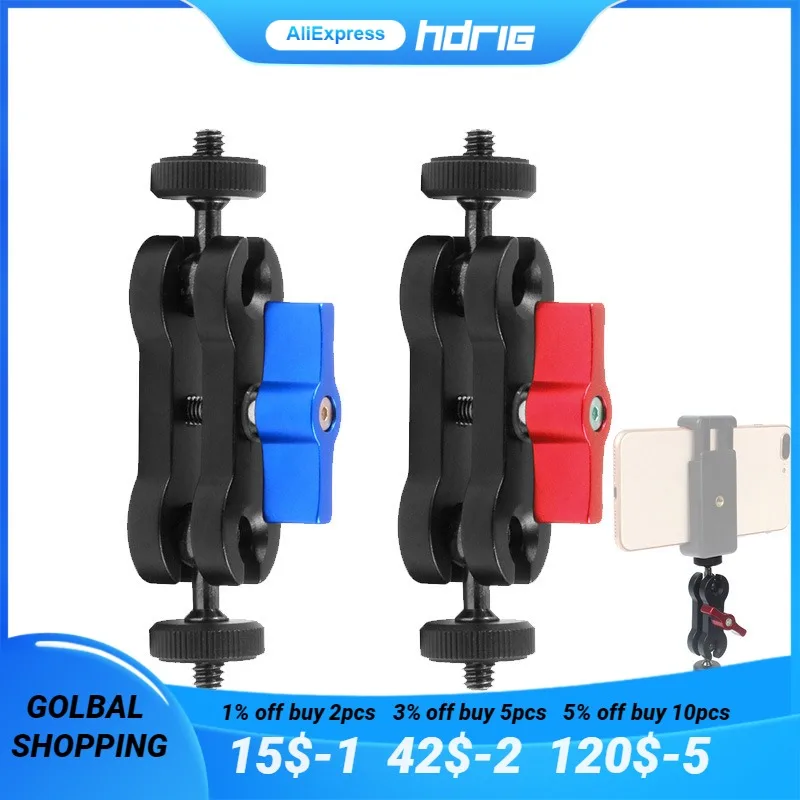 HDRIG 1/4" Screw Mobs Hand Double Ball Head SLR Camera Magic Arm Gimbal Bracket Monitor Bracket Strange Hand Hot Shoe Ball Head
HDRIG 1/4" Screw Mobs Hand Double Ball Head SLR Camera Magic Arm Gimbal Bracket Monitor Bracket Strange Hand Hot Shoe Ball Head