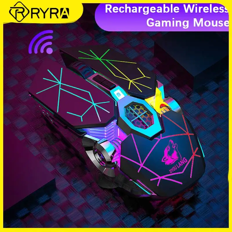 RYRA New 2400DPI 2.5GHz Wireless Mouse Rechargeable USB5.0 Gaming Mice 3-gear Adjustable 6 Keys Mouse Optical Computer Equipment
RYRA New 2400DPI 2.5GHz Wireless Mouse Rechargeable USB5.0 Gaming Mice 3-gear Adjustable 6 Keys Mouse Optical Computer Equipment