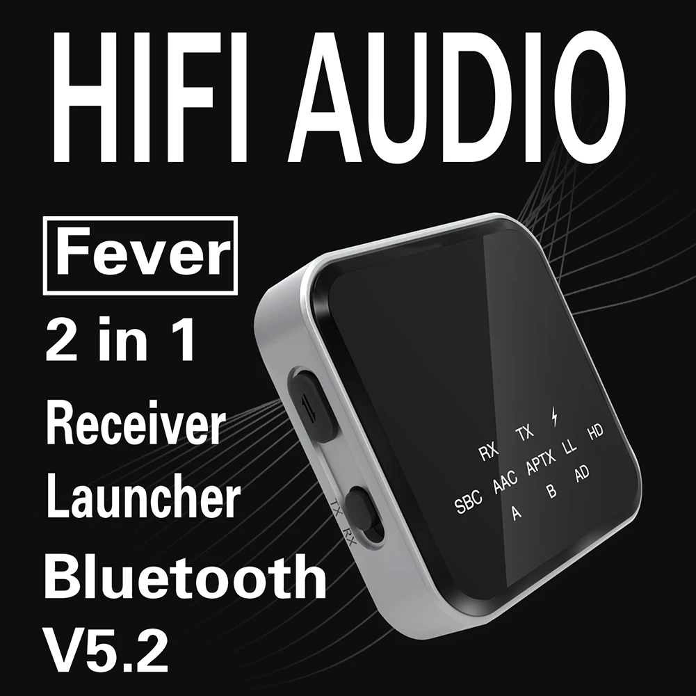 AptX-LL/HD Low Latency Bluetooth-compatible 5.2 Audio Receiver Transmitter Adapter 3.5mm Aux Wireless Stereo Music Adapter
AptX-LL/HD Low Latency Bluetooth-compatible 5.2 Audio Receiver Transmitter Adapter 3.5mm Aux Wireless Stereo Music Adapter