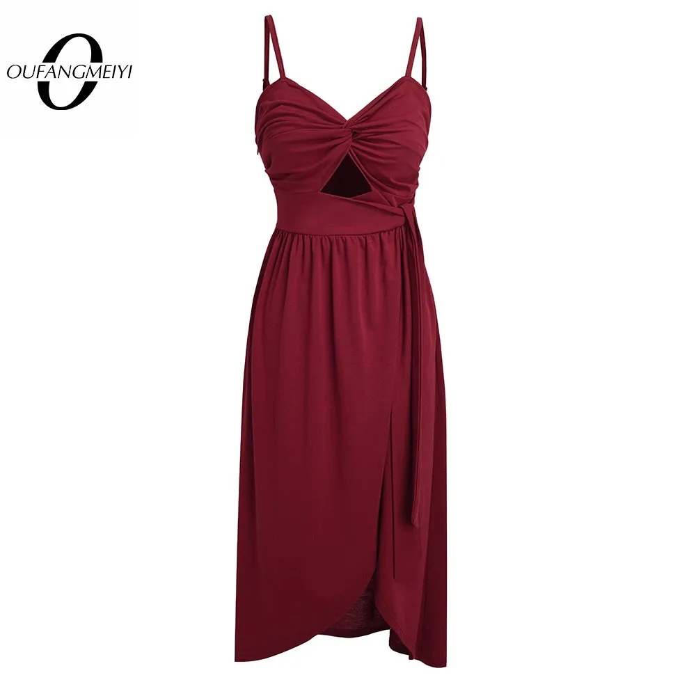 Women Summer Solid Color Spaghetti Strap Hollow Out Casual Flare Slip Dress EA294
Women Summer Solid Color Spaghetti Strap Hollow Out Casual Flare Slip Dress EA294