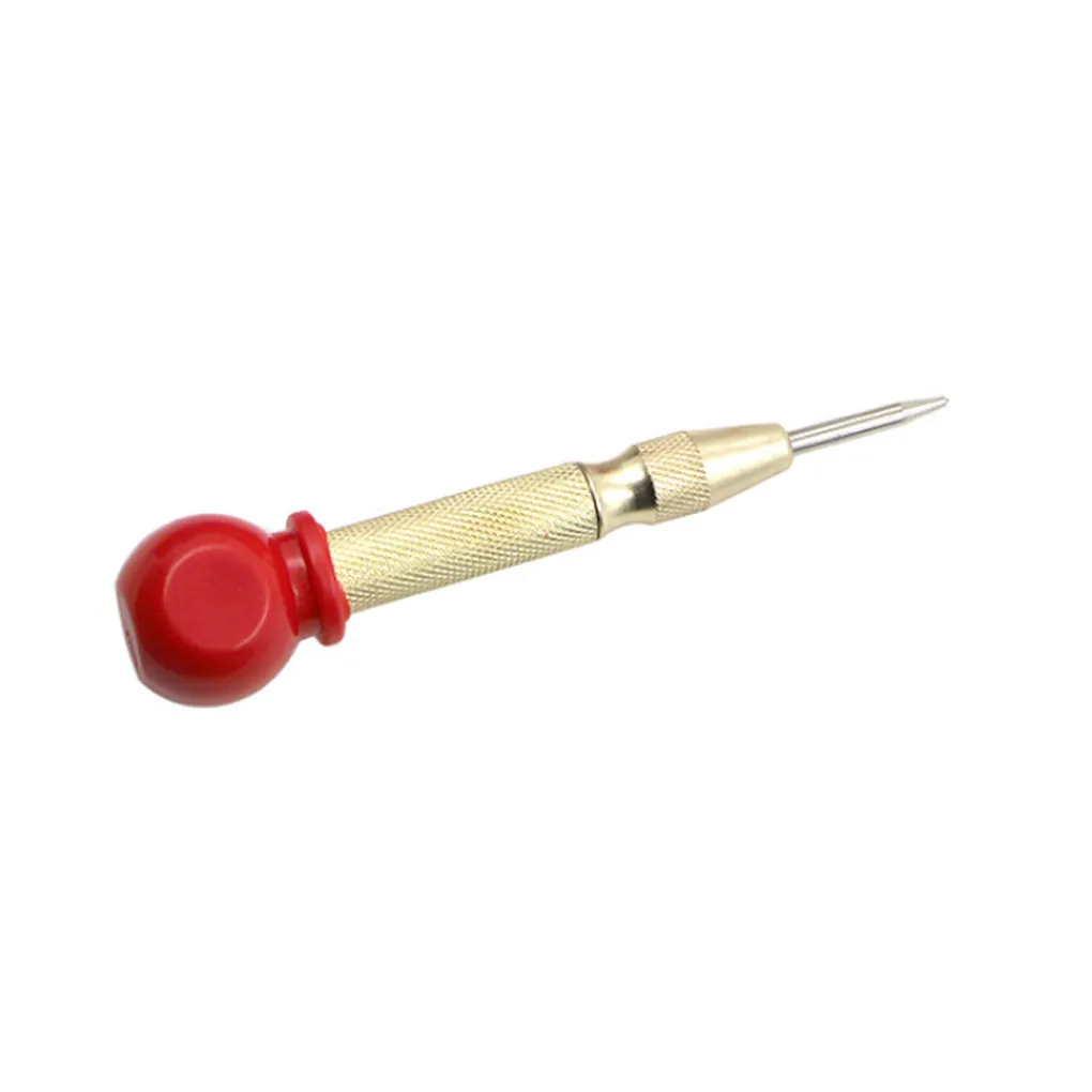 HSS Center Punch Spring Adjustable Hand Drilling Tools Marking Duty Window Breaker for Shop Using black without cap
HSS Center Punch Spring Adjustable Hand Drilling Tools Marking Duty Window Breaker for Shop Using black without cap