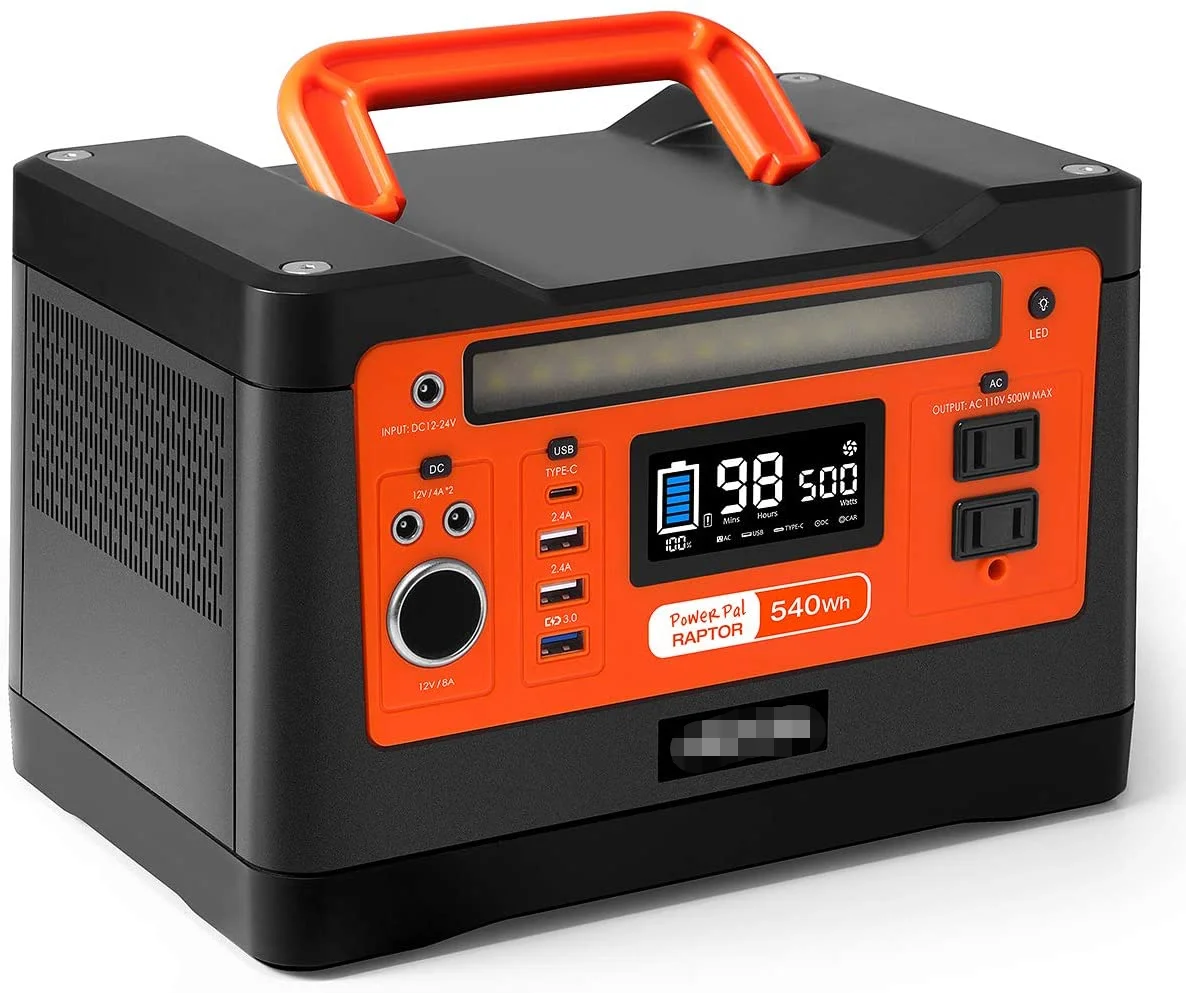 500W Power Bank 50ah Portable Charger 540wh Powerbank portable power station solar generator
500W Power Bank 50ah Portable Charger 540wh Powerbank portable power station solar generator