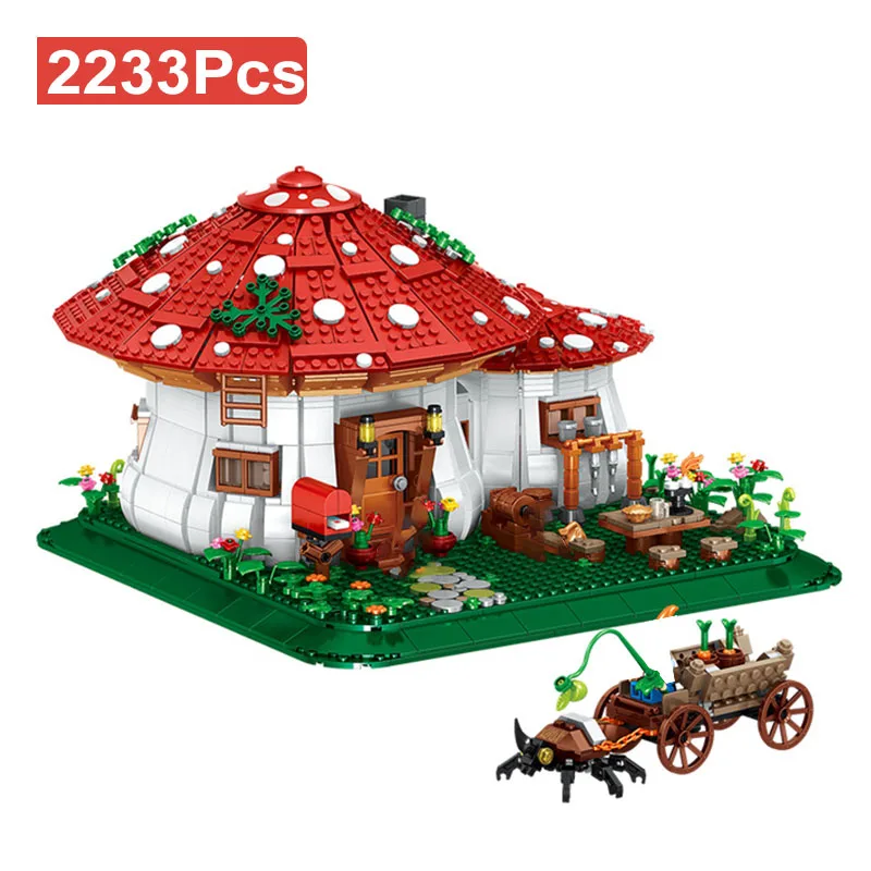 2233Pcs MOC Fairy Tale Mushroom House Village Model Building Blocks City Street View Architecture Mini Bricks Toys Gift
2233Pcs MOC Fairy Tale Mushroom House Village Model Building Blocks City Street View Architecture Mini Bricks Toys Gift