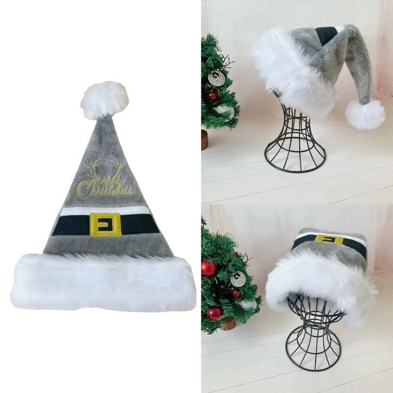 Christmas Santa Hat Plush SantaClaus Hat Festival Holiday Red/Gray Party Hat Universal Festival Hat for Adult Children
Christmas Santa Hat Plush SantaClaus Hat Festival Holiday Red/Gray Party Hat Universal Festival Hat for Adult Children