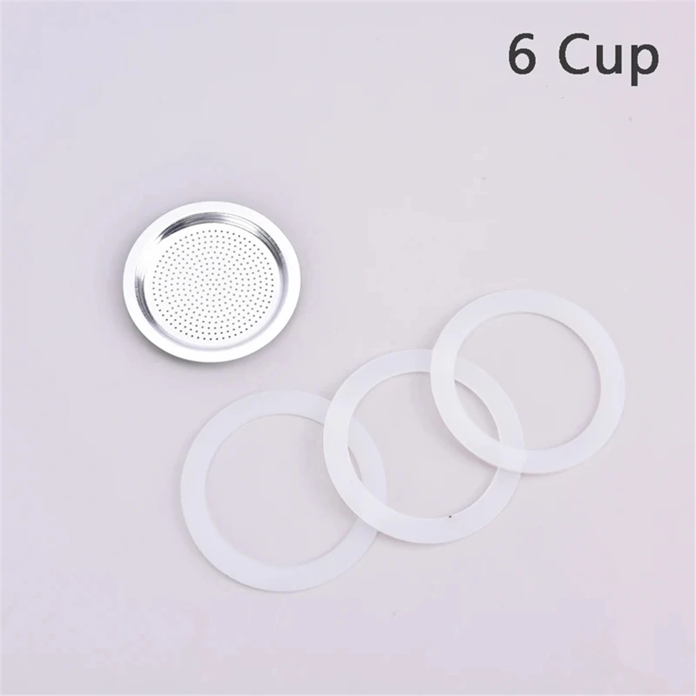 Набор силиконовых и алюминиевых фильтров для кофеварки Moka
Набор силиконовых и алюминиевых фильтров для кофеварки Moka