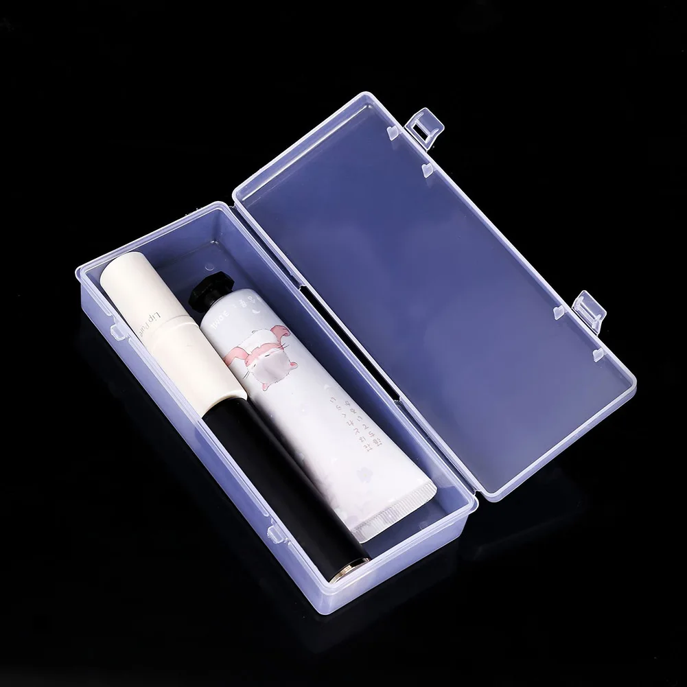 1pcs Transparent Plastic Storage Box Cosmetics Stationery Storage Holder Pills Jewelry Make-up Small Accessories Case Container
1pcs Transparent Plastic Storage Box Cosmetics Stationery Storage Holder Pills Jewelry Make-up Small Accessories Case Container