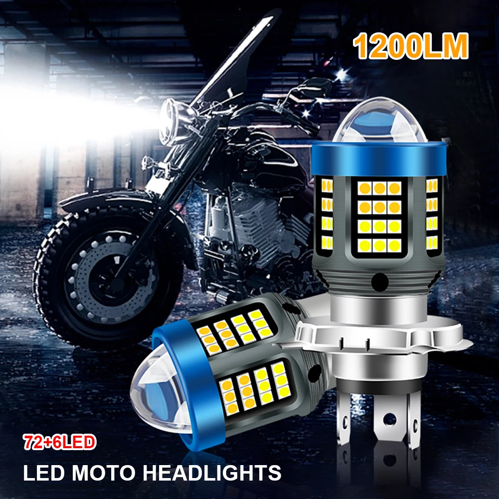 Motorbike Lamp Super Bright Motorcycle Headlight LED BA20D H6 H4 Bulbs 1200LM 3570CSP LED Lights For Motorcycle High/Low Beam
Motorbike Lamp Super Bright Motorcycle Headlight LED BA20D H6 H4 Bulbs 1200LM 3570CSP LED Lights For Motorcycle High/Low Beam