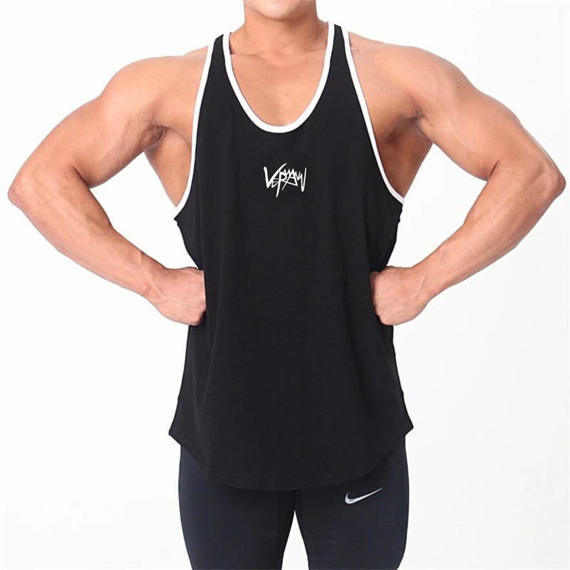 Jogger Summer New Men Sports Casual Printed Cotton Vest bodybuilding Weight Training Breathable Wicking Vest Sleeveless Tank Top
Jogger Summer New Men Sports Casual Printed Cotton Vest bodybuilding Weight Training Breathable Wicking Vest Sleeveless Tank Top
