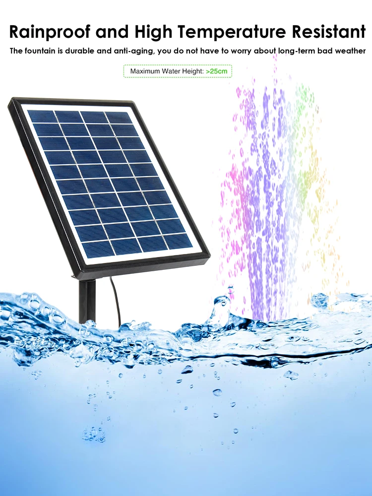 Solar Powered Fountain Pump Solar Powered Water Pump Solar Water Feature Pump For Bird Bath Pond 6.5W Solar Panel Kit With
Solar Powered Fountain Pump Solar Powered Water Pump Solar Water Feature Pump For Bird Bath Pond 6.5W Solar Panel Kit With