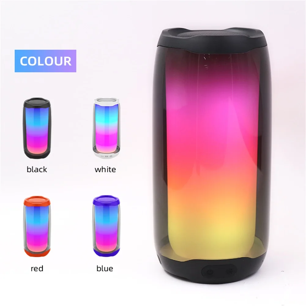 Portable Wireless Bluetooth-Compatible 5.0 Subwoofer Speaker Colorful LED Light Stereo Bass Sound Box FM Radio Audio TF Card
Portable Wireless Bluetooth-Compatible 5.0 Subwoofer Speaker Colorful LED Light Stereo Bass Sound Box FM Radio Audio TF Card